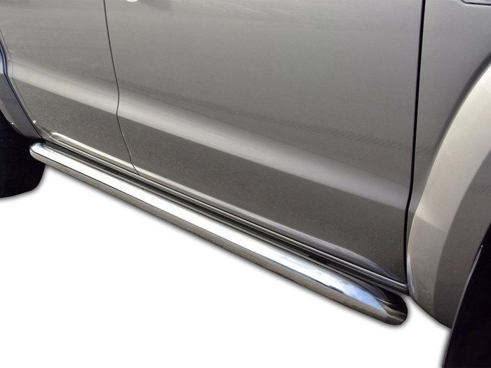 J&J Automotive | Tubes Marche-Pieds Latéraux Marche Pieds Compatible Avec Volkswagen Amarok 2010-2016 / Depuis 2016, 2 Pcs