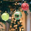 Set of 30 Unique Shape Colorful Baubles Christmas Tree Ornament Electroplated and Painted Sphere for Festival Decors