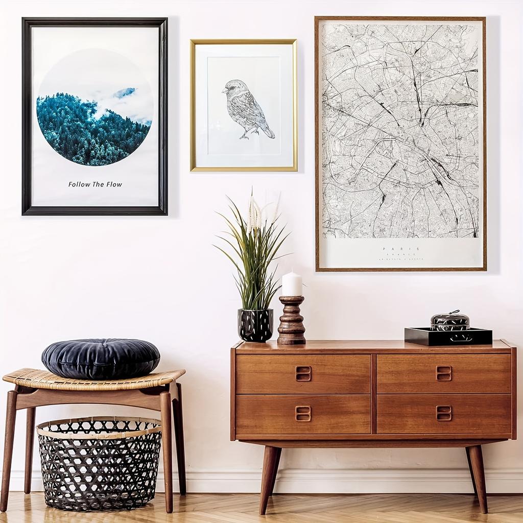 12 Pairs (24 Strips) Waterproof Heavy Duty Picture Hanging Strips, Damage-Free Decorative Poster Hanger, Wall Mount Utility Hooks for Home