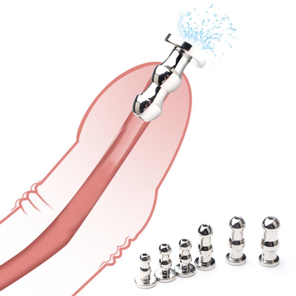 Male Urethral Sounds Dilator Stainless Steel Urethral Sounding Tripe Beads Penis Plug for Men Urethra Stimulate Sex Toys Sexshop
