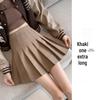 New 2024 Women's High Waist Black Pleated A-line Skirt - Short, Slimming, Summer to Autumn Style