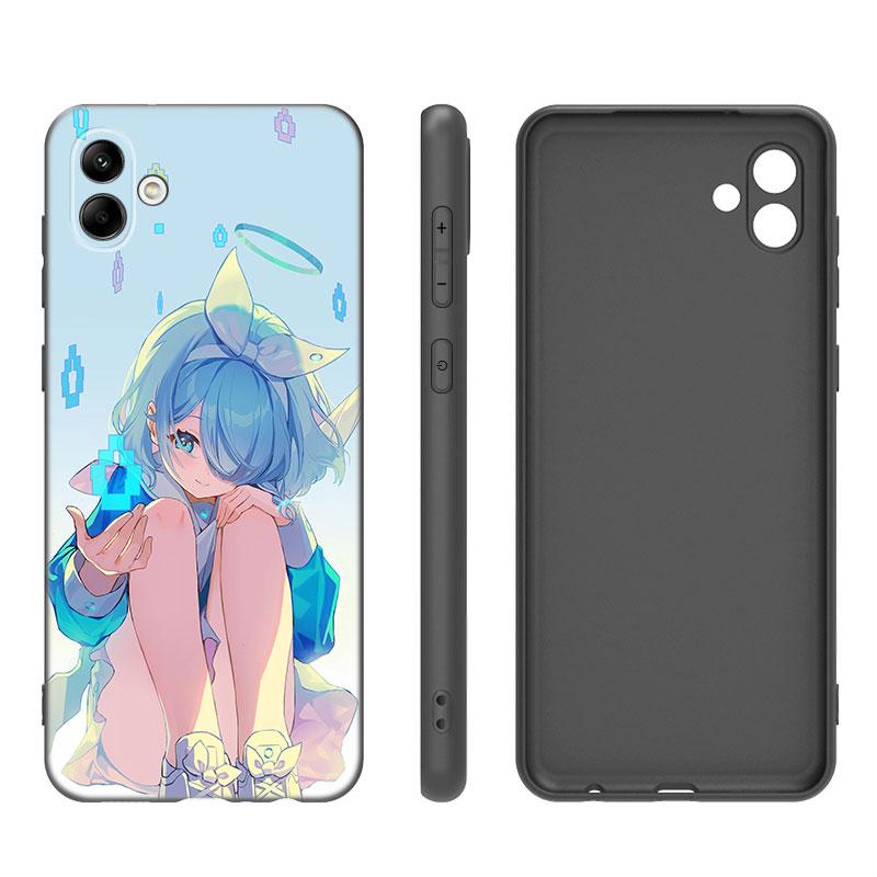 Blue Archive Game Phone Case For Samsung Galaxy A01 A03 Core A04 E A02 A05 A10 A20 A21 A30 A50 S A6 A8 Plus A7 2018 Black Cover