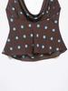 Retro Blue Polka Dot Spaghetti Strap Tank Top for Women - Summer 2026 Collection