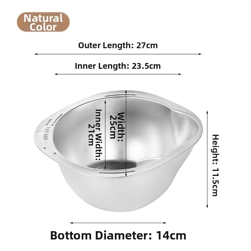 Quick Drain Vegetable Washing Draining Bowl Kitchen Drain Basket  Kitchen Sink