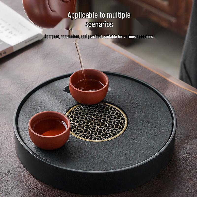 Qixuanyuan Small Round Water Storage Kung Fu Tea Tray