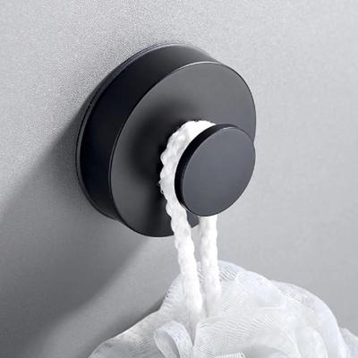 Ganci per ventosa sottovuoto neri bianchi Ganci per ventosa da bagno gratuiti Gancio a parete Gancio per cucina Ganci per bagno per borsa per asciugamani