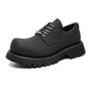 Thick-soled big-headed leather shoes for men and women couples, the same niche single shoes, casual height-increasing derby shoes 1036-J