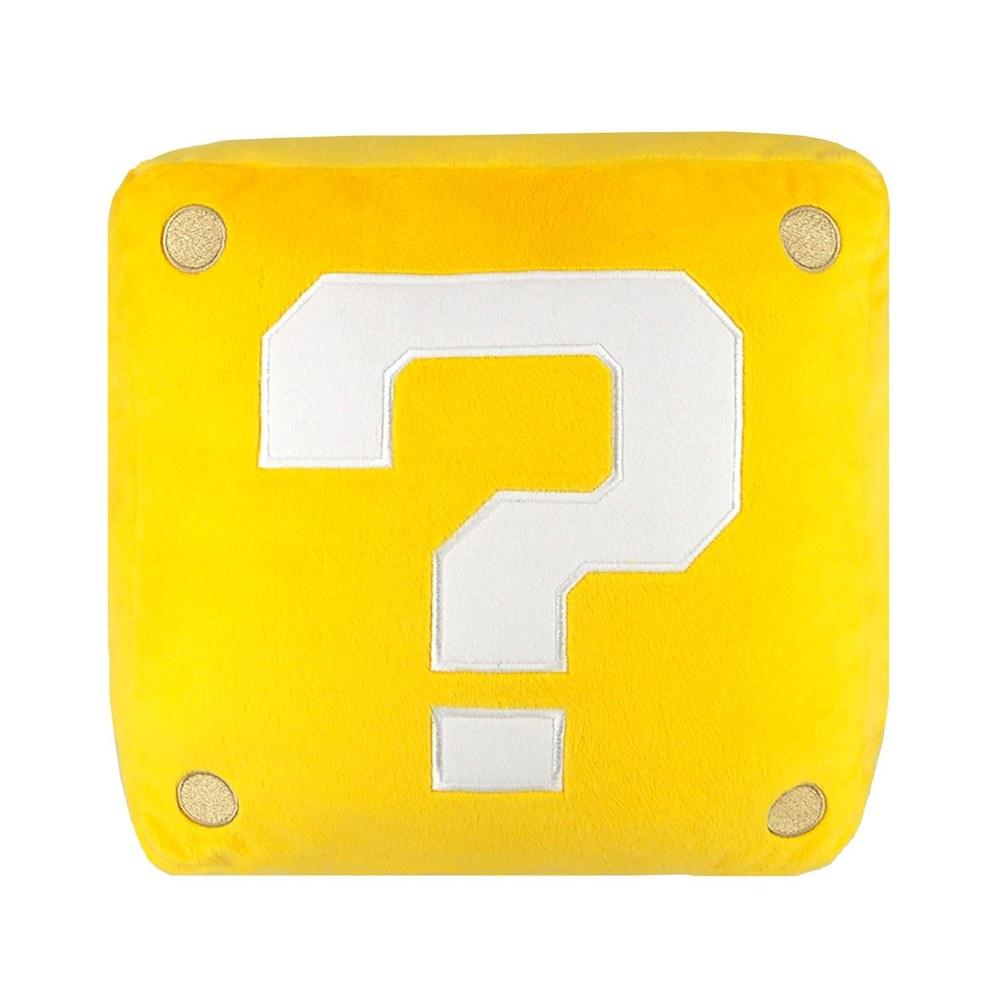Sanei Boeki Super Mario Question Block Cushion W25×D25×H25cm