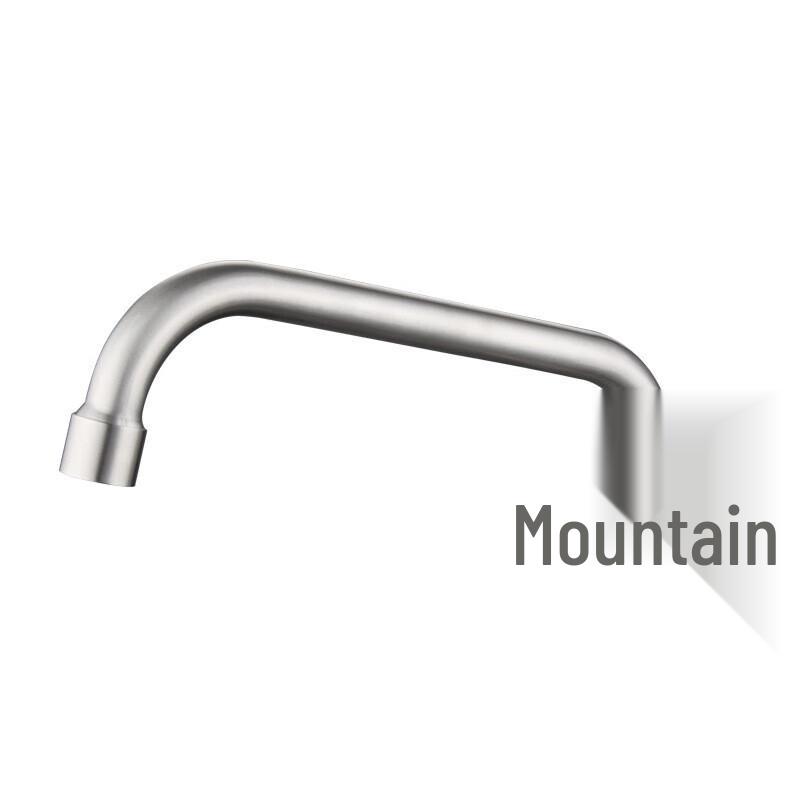 Honggong 304 Stainless Steel Wall-Mounted Single Cold Kitchen Faucet