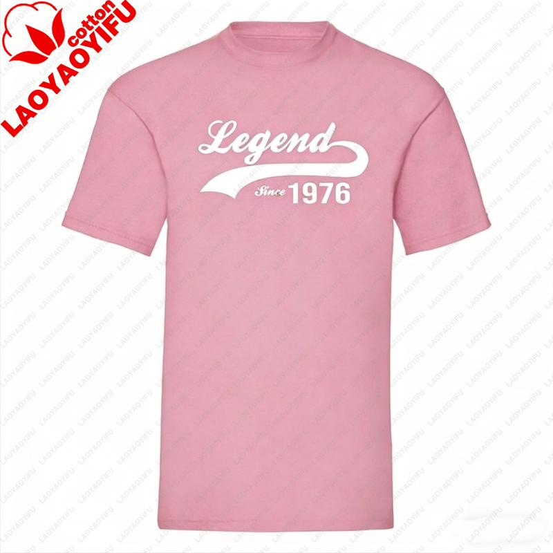 Legend Since Graphic TShirt Perfect 50th Birthday Gift for Men  Women Vintage 1976 Year Old Shirt Unique Idea Streetwear
