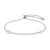 Idyllia Strzała Amora Design Bransoletka z Cyrkoniami Bransoletka Unisex Biały 5741523