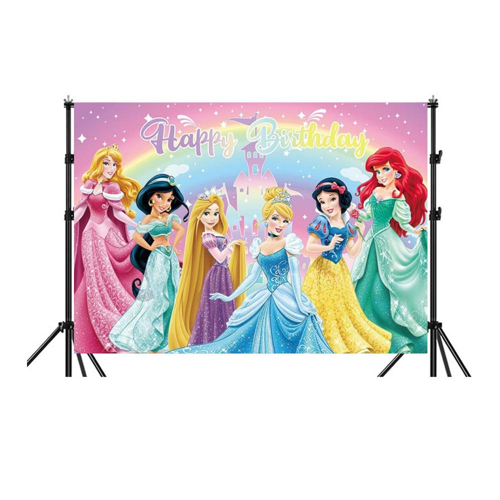Frozen Background Decoration Banner For Festive Events With Cartoon Design For Party Decor