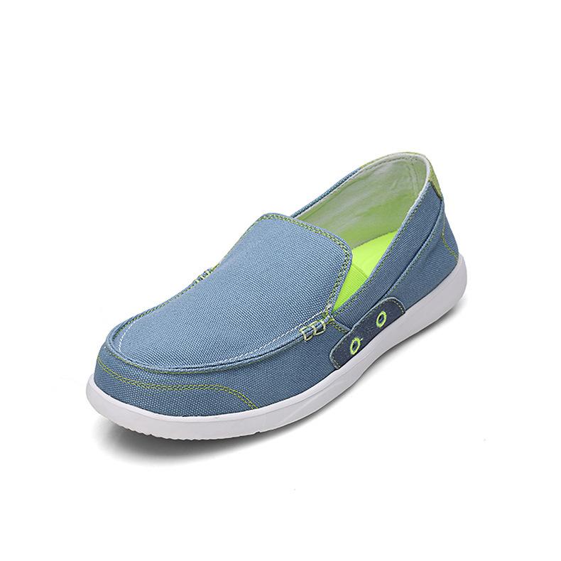 

2024 trendy men s shoes canvas shoes, one shoe Douyin, the same summer one-pedal canvas shoes men s breathable 45