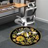 1PC Floral Pattern Chair Carpet for Office Non-Slip, Lightweight, Machine Washable Rug for Office, Sleeping, Room - Holiday Decoryy251009029