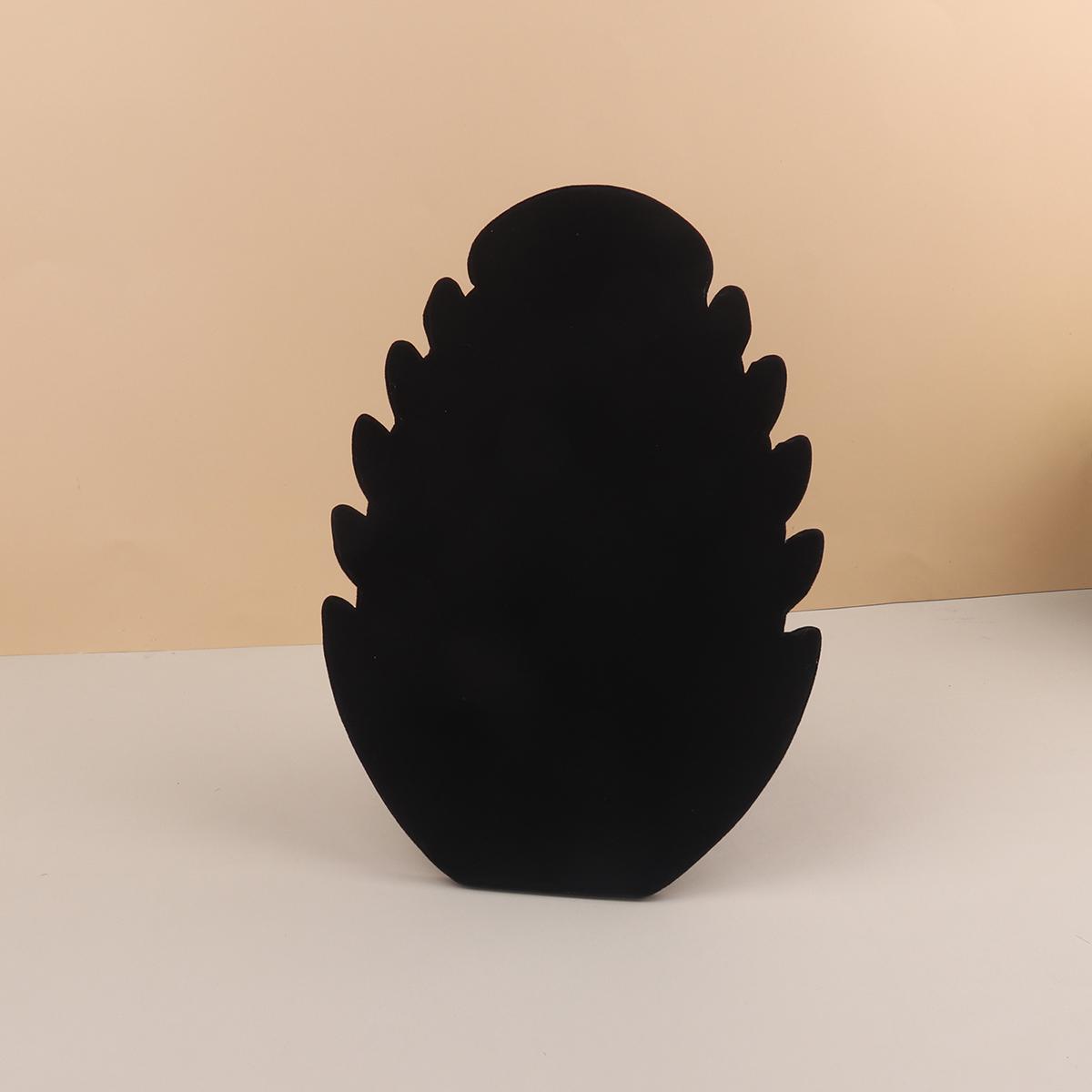 

Black Vevlet Necklace Pendant Display Storage Board Stand Jewelry Organizer Holder Case Rack чорний