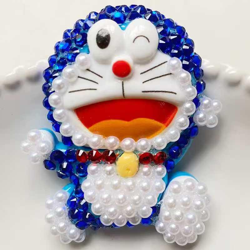 Doraemon Cartoon Hars Accessoires: Doe-het-zelf Telefoonhoesje, Haarklem & Strik, Opbergdoos, Koelkastmagneet Materialen
