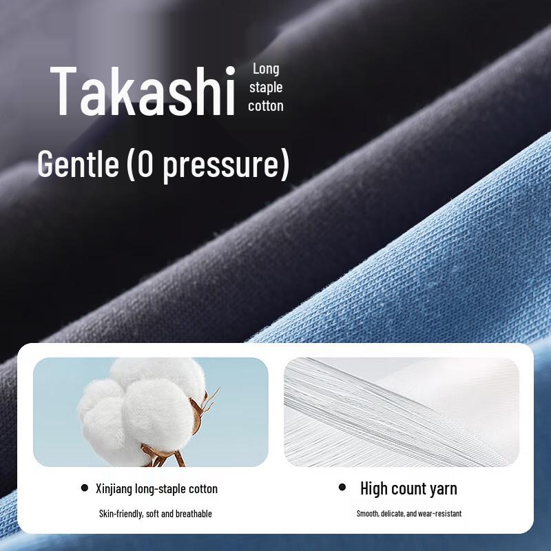 Mao Ren Men's Cotton Antibacterial Boxer Briefs 4-Pack