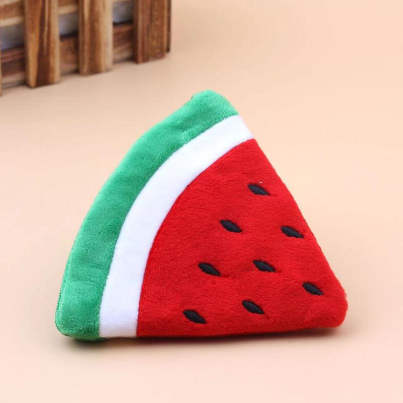 Kawaii Fruits H Coin Purse Children Zip Small Change Purse Wallet Women Pouch Money Bag Girl Mini Short Coin Holder Wallet