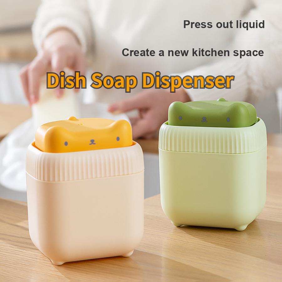 Cat Dish Soap Dispenser Kitchen Soap Pump Liquid Dispenser for Sink Hand Soap Dispenser
