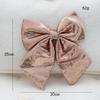 Large Ribbon Bows Christmas Tree Ornament Handmade Birthday Gift Colorful Sequins Fabric Bowknot Party Accessories