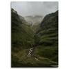 Canvas print, Mountain river in mist
