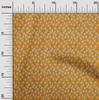 oneOone Cotton Cambric Dark Mustard Fabric Animal  Quilting Supplies Print Sewing Fabric By The Yard 42 Inch