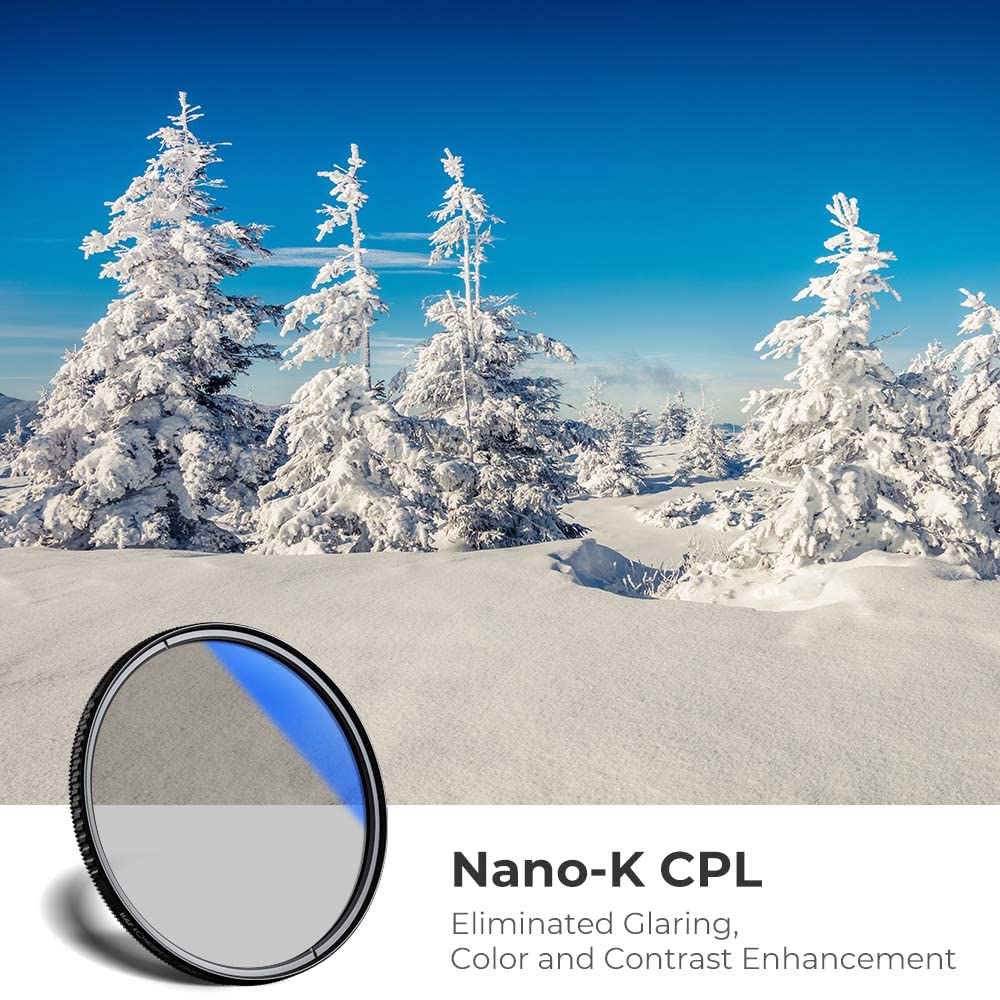 Concept 37mm Circular Polarizing Glass Filter Ultra Slim K&F Multi-coating