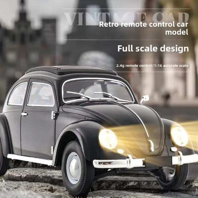 Nuova Auto Classica da Drift Retrò 1/16 di Valore Elevato Adatta per Modello Sedan Volkswagen Resistente all'Usura Auto da Arrampicata con Telecomando Giocattoli per Bambini Regalo per Ragazzi