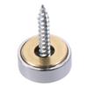8Pcs Decorative Screws 16mm/18mm/20mm/22mm/25mm Mirror Screws Polished Silver Tone Decorative Cap Stainless Steel Cover Nail