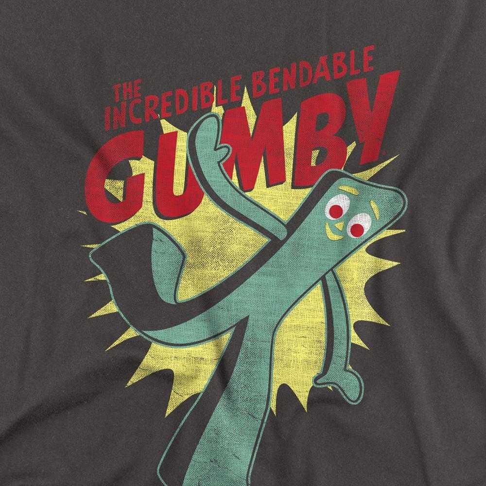 Gumby Unisex Adult The Incredible Bendable Long-Sleeved T-Shirt