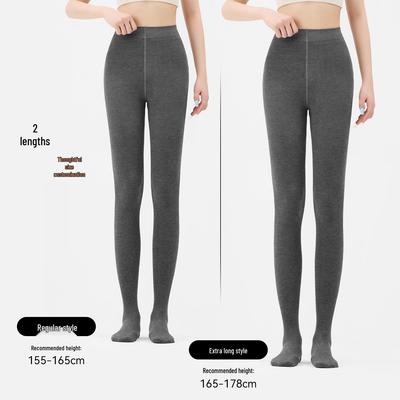 Extra Long Plus Velvet Women's Pantyhose - Slimming, Micro Pressure & No Crotch Drop for Autumn/Winter
