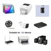 For Router Monitor LED Strip Laptop USB C to DC Power Connector 12V Adapter