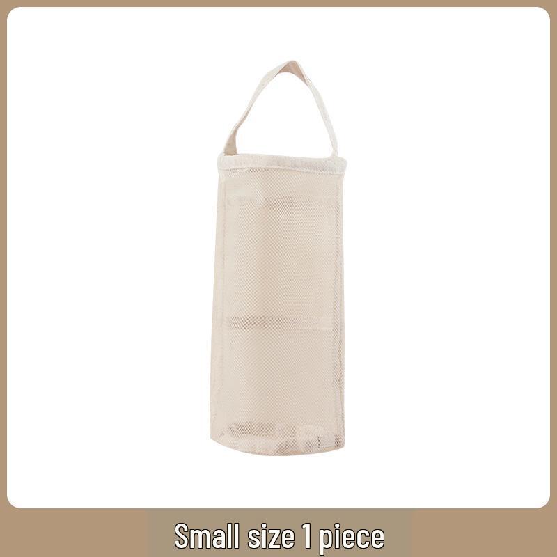 Wall-Mounted Scallion Ginger Garlic Mesh Storage Bag - Multifunctional Hanging Bag for Fruits & Vegetables Cross-Border Barcode Applicable