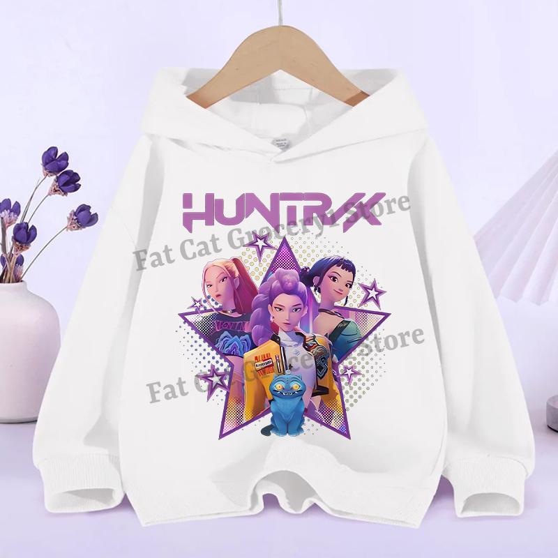 Kpop Demon Hunter Best-selling Children Kawaii Irumi Mira Zoe Hoodie 2025 Autumn Winter Fashion Casual Girls  Sports Hoodie