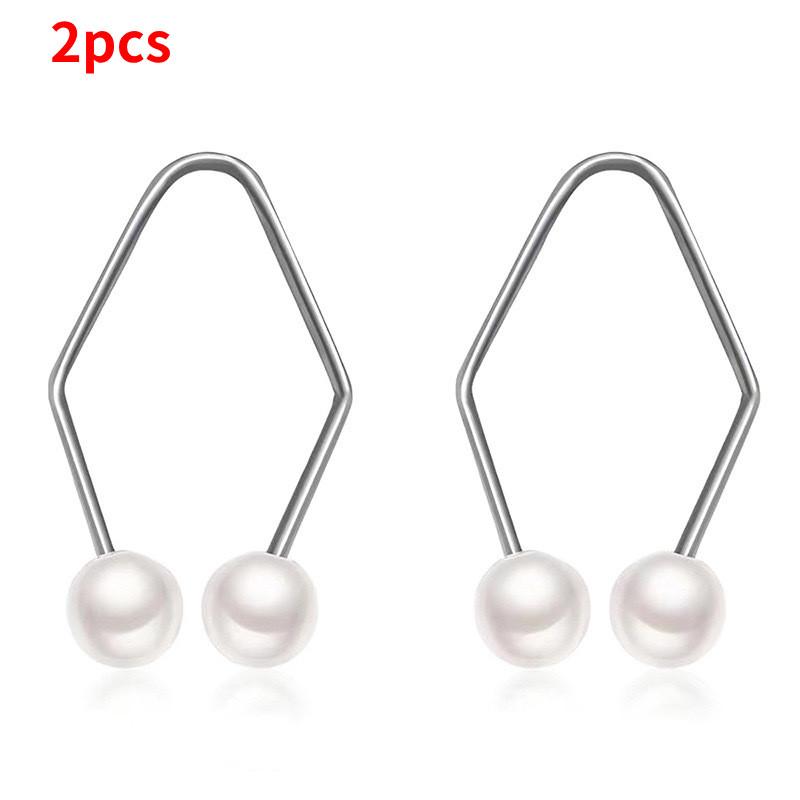 

Сплав 1 пара Формирователь ямочек для щек Жемчужный инструмент для создания ямочек на лице Тренировка белый