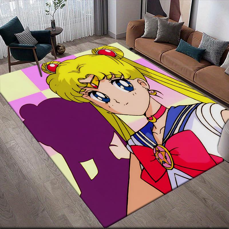 

Sailor Moon Sailor Mercury Area Rug, Sailor Moon Fan Soft Carpet, Ideal Gift.chl 60x90cm