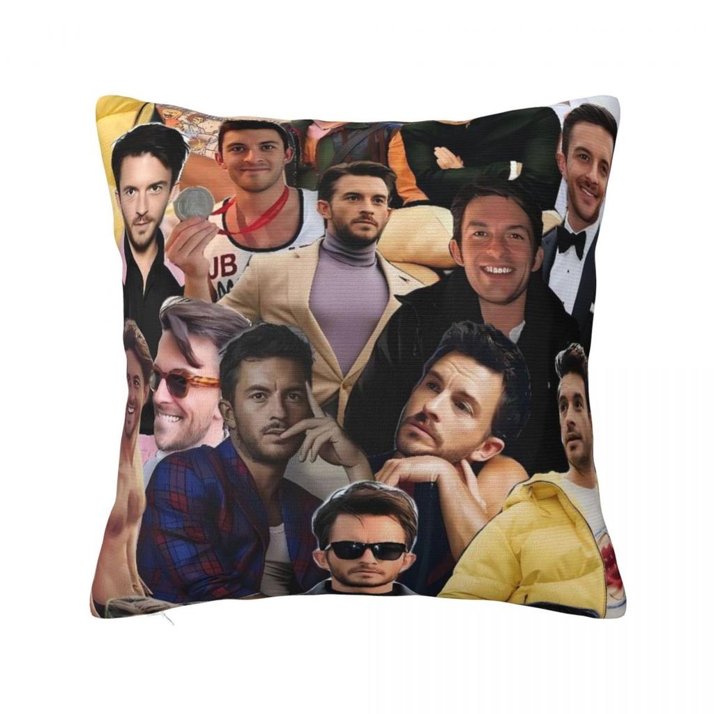 Pillow Case Jonathan Bailey Soft Pillow Cover Fashion Cushion Cover Pattern Pillowcases For Office Car Home Decorative