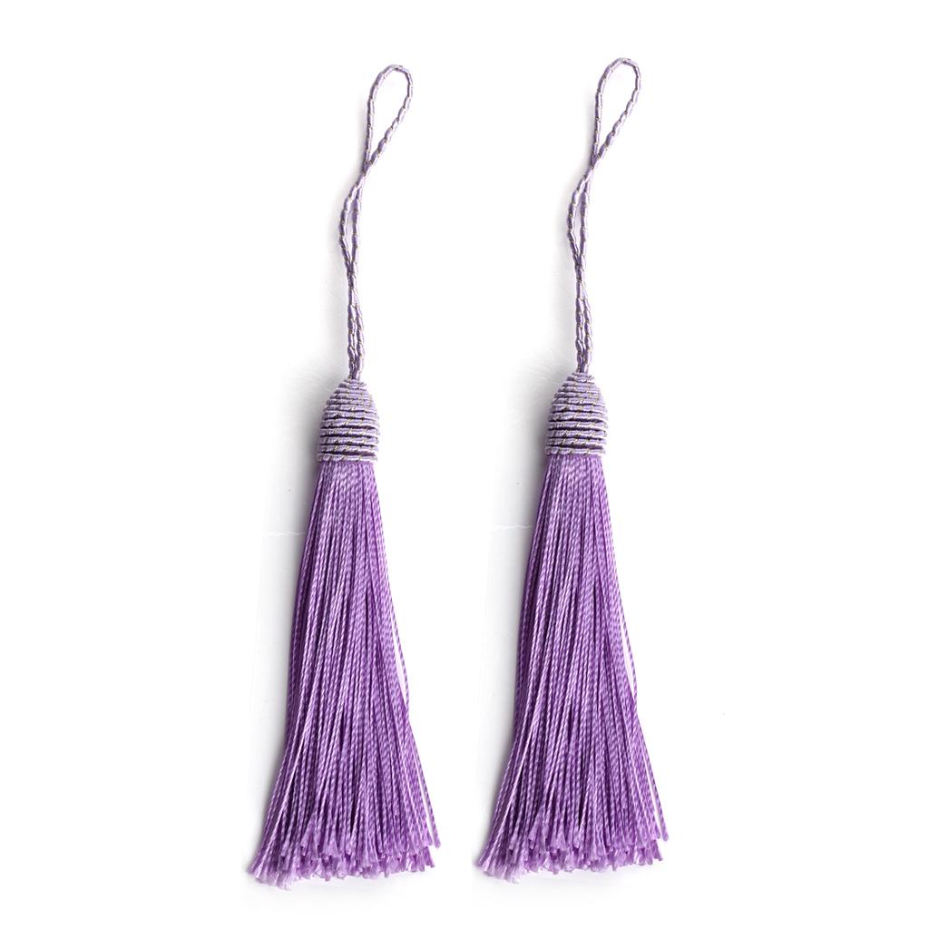 10pcs 15cm Polyester Tassels Pineapple Head Hanging Rope Bookmark Tassel Fringe For DIY Key Chain Earring Clothing Accessories