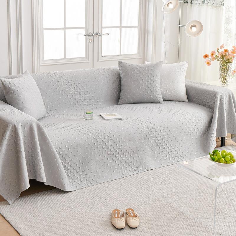 

Sofa Towel Summer Sofa Seat Cushion for Summer Universal Cool Peas All-Inclusive Non-Slip Cover Cover Cool Pad Cover Cloth 180*130cm