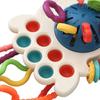 Silikon Baby Zugspielzeug Interaktiv Feinmotorik Entwicklung Zahnen Sensorisches Spielzeug