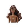 Doll Fashion Head 1/6 Supermodel Doll Makeup Face Curly Hair Toy Joint Movable White/Normal/Black Skin Body+Head Doll Accessorie