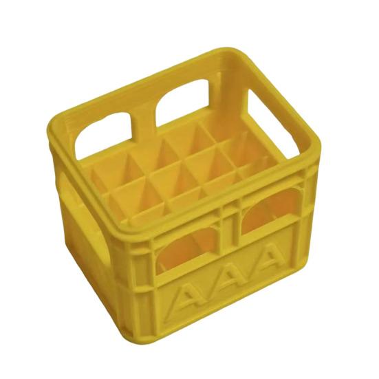 Stackable Battery Storage Box with Secure Latch Space-saving Battery Organizer for AA AAA 18650 21700 Batteries Compact Desktop Case
