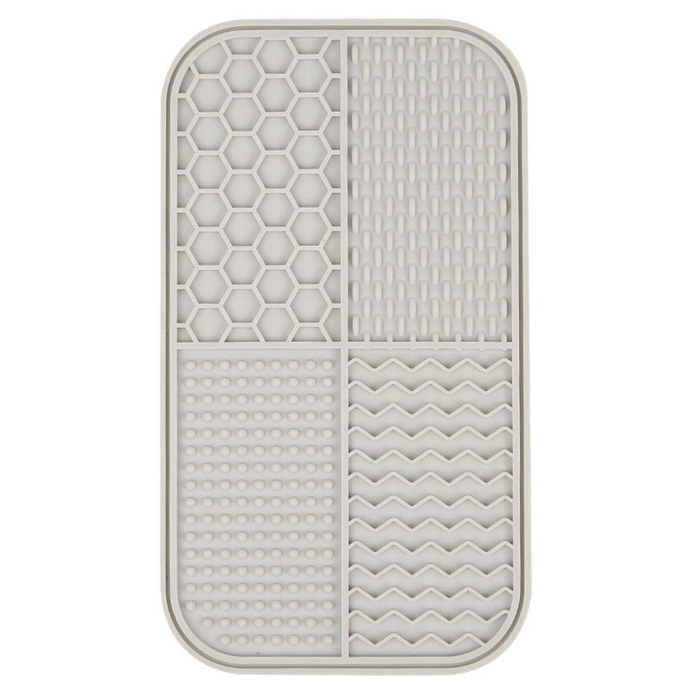 

Подставка для еды домашних животных, подставка для еды для домашних животных, новый коврик для медленного кормления, кошка, собака серый