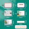 Self-Adhesive Name Stickers: Book, Water Bottle & Kindergarten Labels for Elementary Students