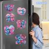 6Pcs Couple Series Diamond Art Fridge Magnet Diamond Painting Refrigerator Magnet Diamond Painting Fridge Magnet for Adults Beginners