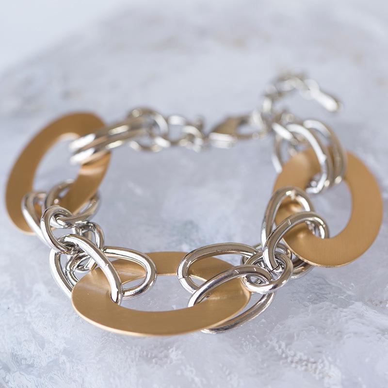 

Европейское и американское ретро ожерелье с круглой цепочкой: Смелый, Преувеличенный Хип-хоп Стиль, Толстый Дизайн Также Можно Носить как Браслет.