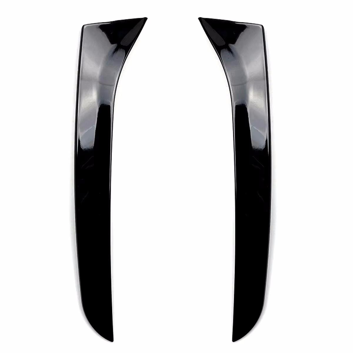 Car Rear Window Side Spoiler Canards Splitter For Passat B7 Wagon Alltrack 2011-2015 Glossy Black Rear Side Window Wing