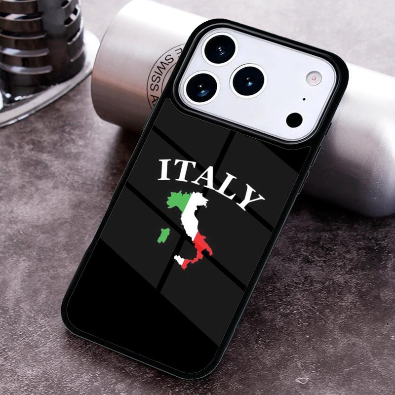 Italy Italia National Flag Phone Case for iPhone 17 16 15 Pro Max Air 14 13 12 11 Plus Shockproof Cover