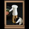 Cooking Oil Sprayer PP PET BBQ Spray Bottle Oil Sprayers Mister for Mixing Salad 200ml(White Plastic (in Bag) )