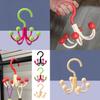 Multipurpose Six Claw Hook With Rotating Claws For Home And Dormitory Storage